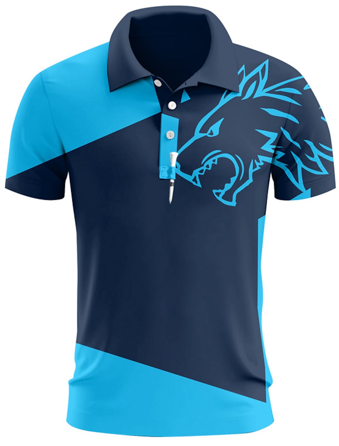 Table Tennis Daily - Men's Polo Shirt Golf Shirt Button