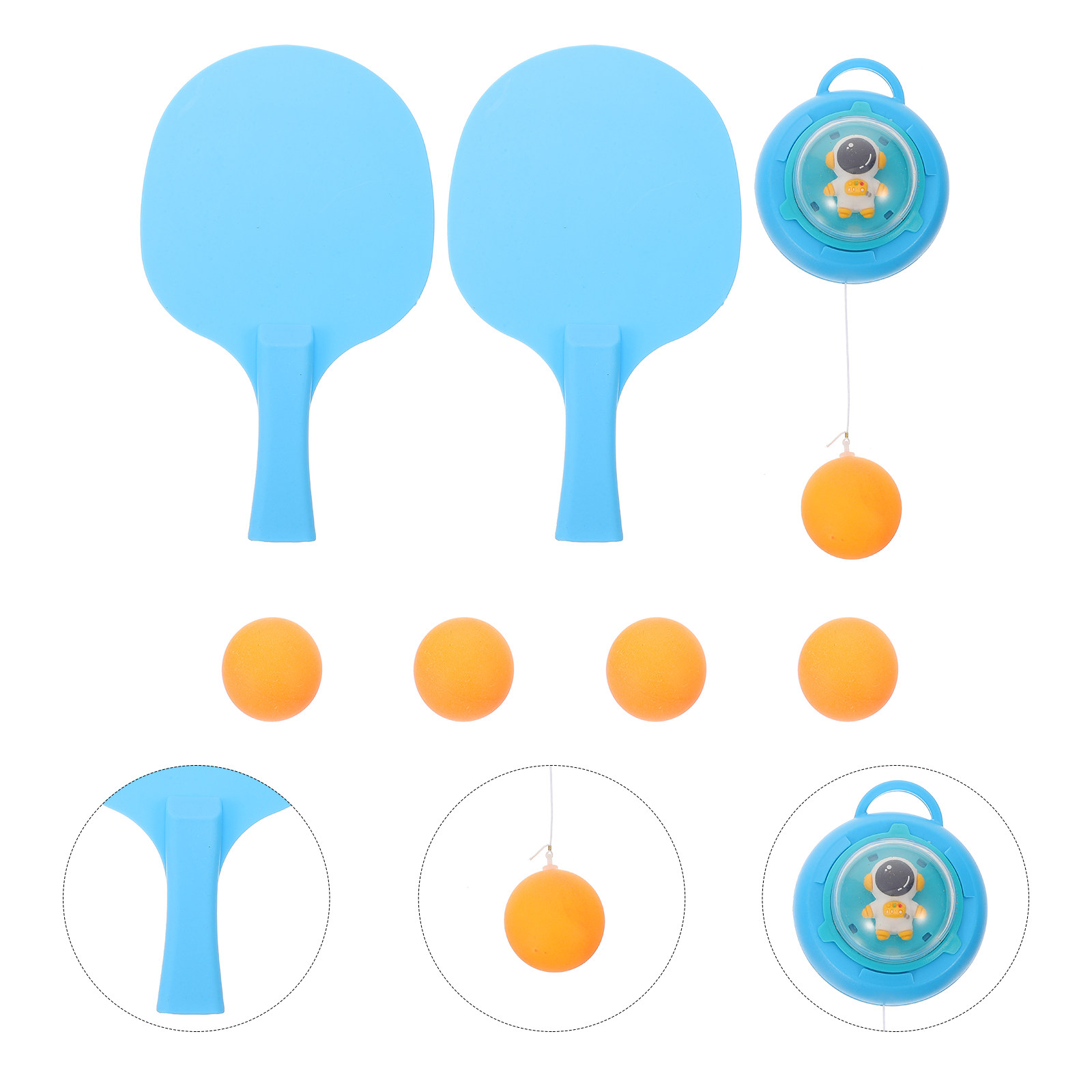 Table Tennis Kids - 1Set Interactive Table Tennis Trainer Hanging