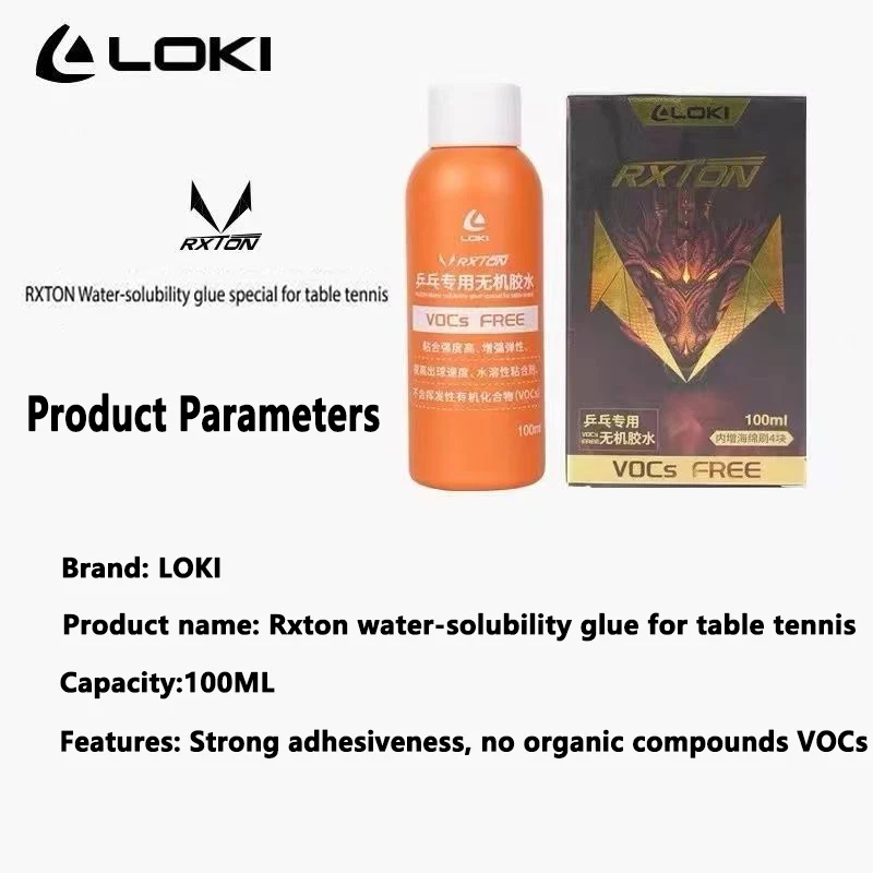 LOKI Waterbased Glue 100ml Wat - đánh giá và giá Table Tennis Bat