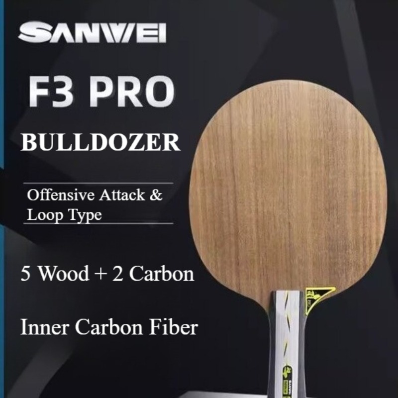 SANWEI F3 PRO BULLDOZER Table  - đánh giá và giá Table Tennis Blade