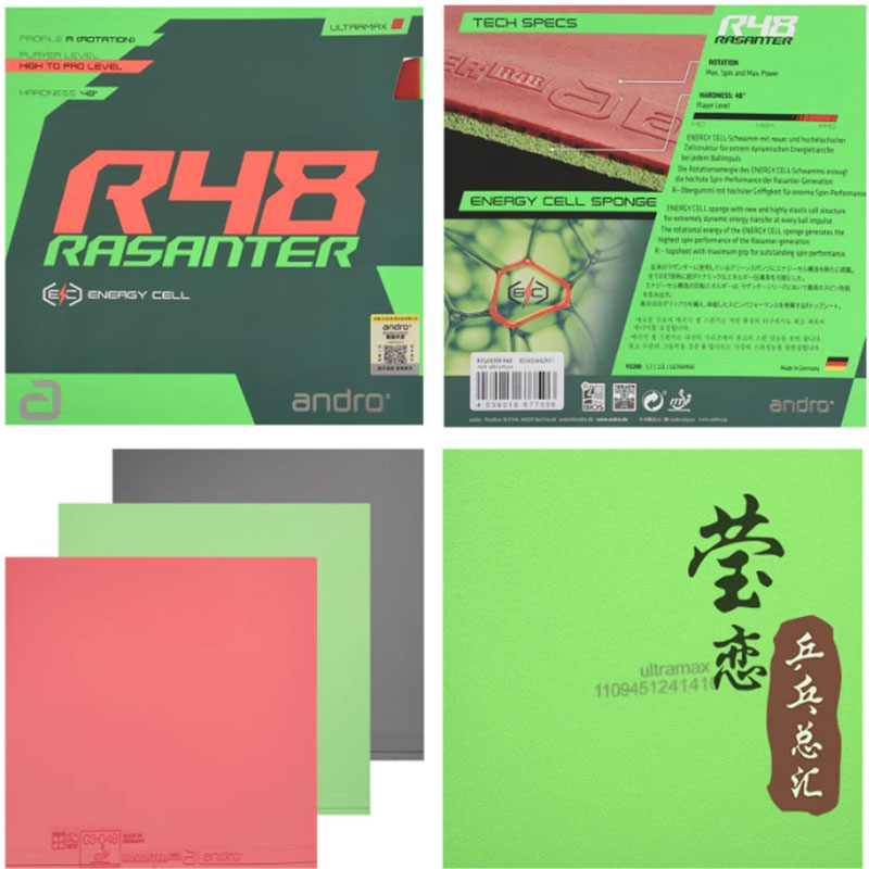 Andro Rasanter R45 47 50 C45 4 - đánh giá và giá Table Tennis Bat