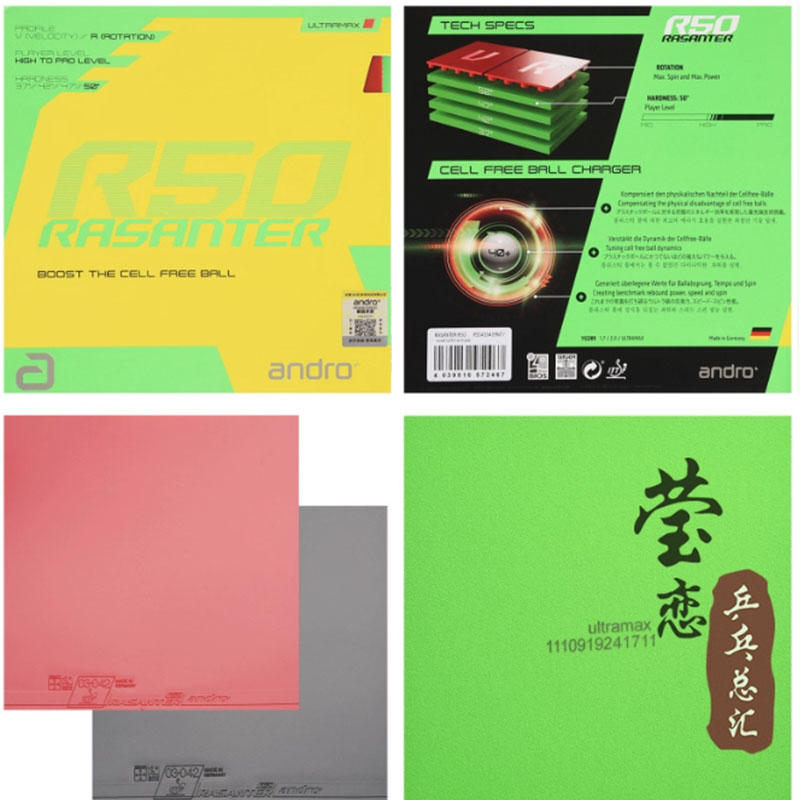 Andro Rasanter R45 47 50 C45 4 - đánh giá và giá Table Tennis Bat