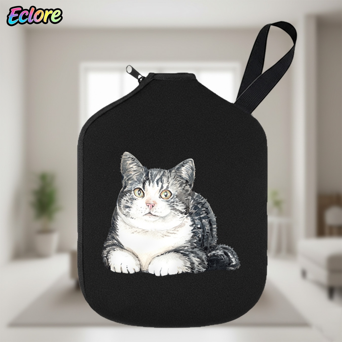Cute Watercolor Cat Pickleball - đánh giá và giá Table Tennis Paddle